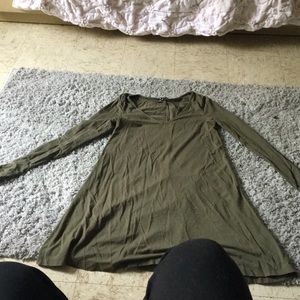 Olive green dress hand me down from bare.thred